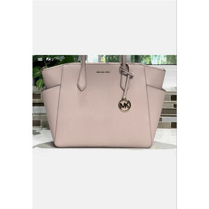 Michael Kors Marilyn MD Tote Pink Saffiano Leather